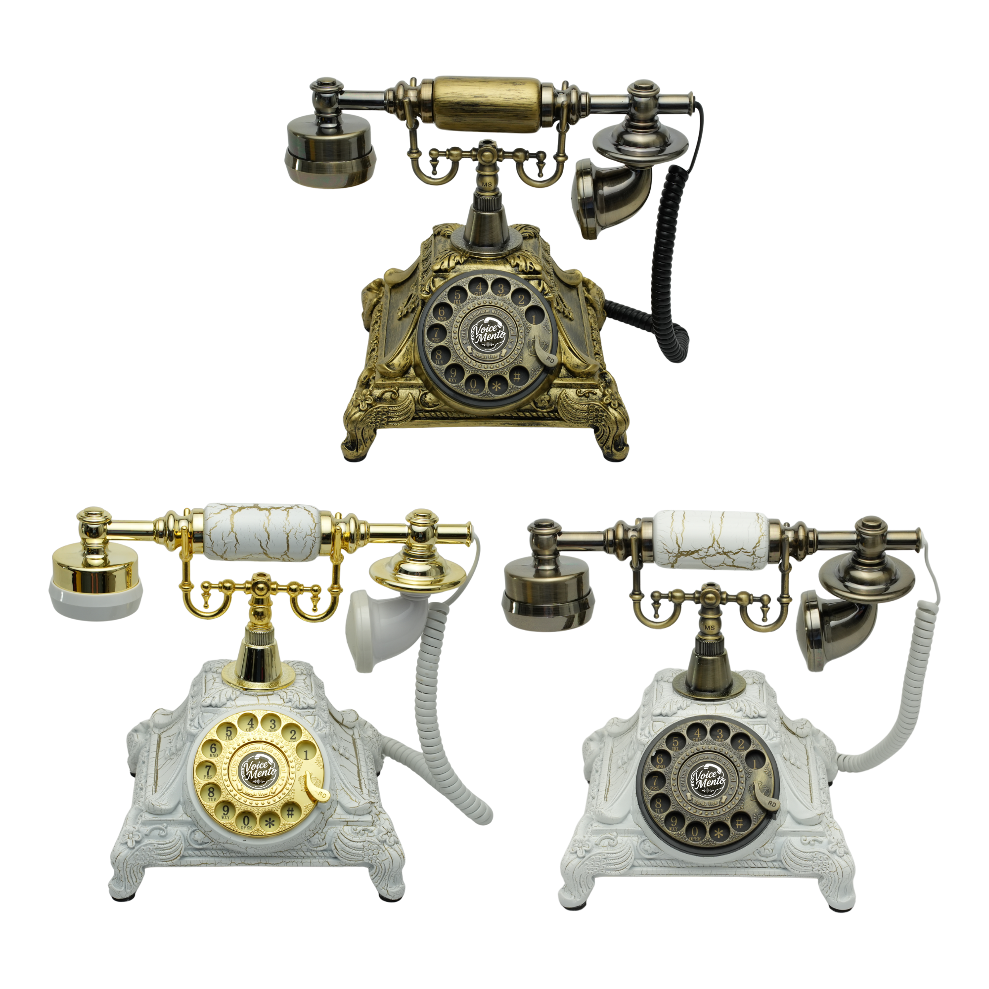 VoiceMento Victorian audio guestbook phone collection